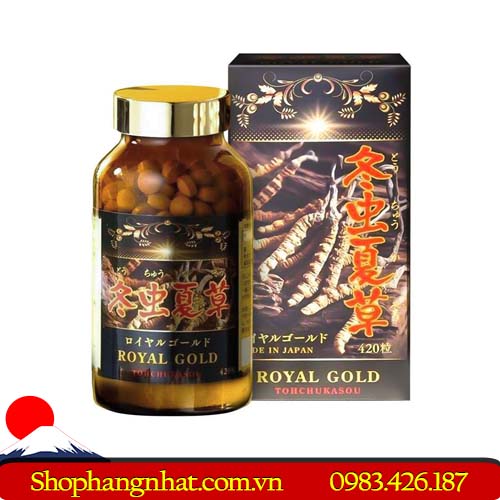 Đông trùng hạ thảo Tohchukasou Royal Gold Nhật Bản chính hãng 420 viên