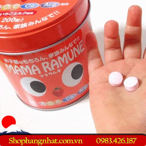 Kẹo biếng ăn Mama Ramune Nhật Bản