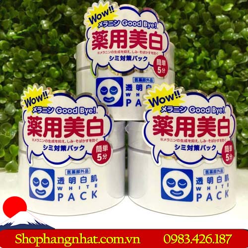 Mặt nạ ủ trắng WhitePack Ishizawa