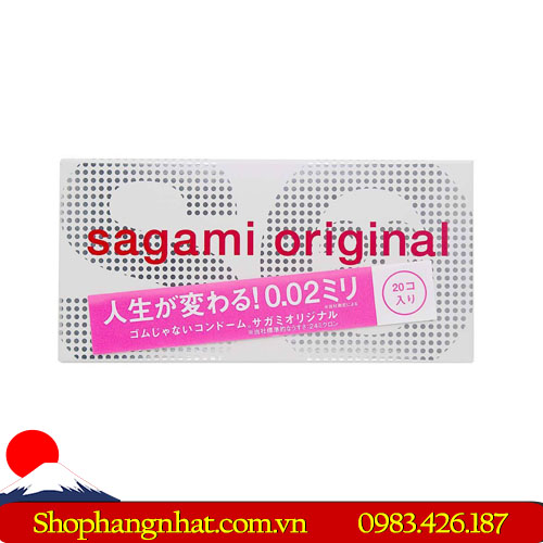 Bao Cao Su Sagami Original 002 hồng Nhật Bản