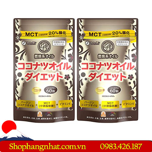 Viên uống Giảm Cân MCT Coconut Oil Diet 60 viênViên uống Giảm Cân MCT Coconut Oil Diet 60 viên