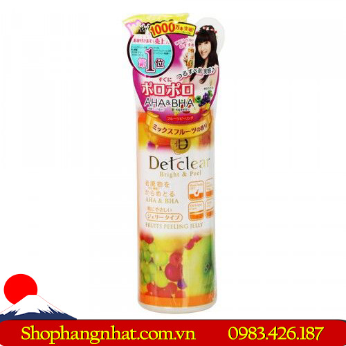 Gel Tẩy Tế Bào Chết Detclear Meishoku giữ độ ẩm 180ml