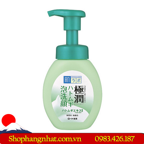 Sữa Rửa Mặt Hada Labo Gokujyun Foaming Cleanser dạng bọt