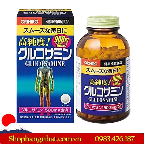 Viên uống bổ xương khớp Glucosamin Orihiro 900 viên