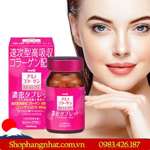 Viên uống Collagen Meiji Beaute Nhật Bản chống lão hoá 150 viên