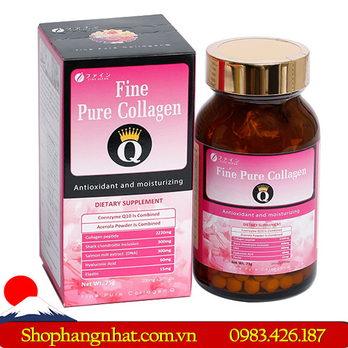 Viên uống Fine Pure Collagen chống lão hóa 375 viên