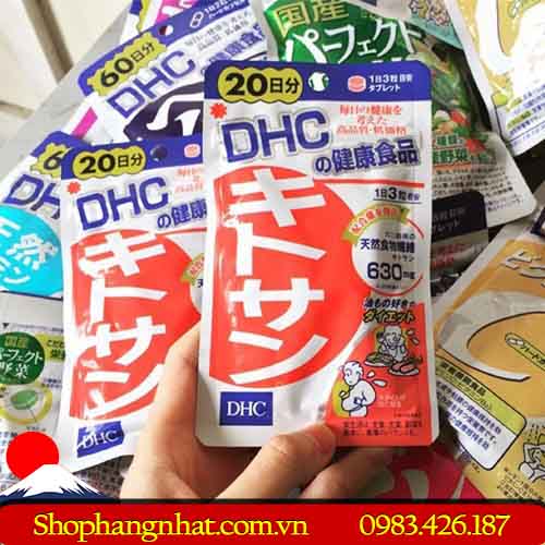 Viên uống giảm mỡ bụng Chitosan DHC Nhật Bản Hà Nội