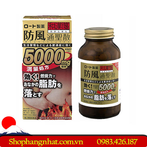 Viên Uống Giảm Mỡ Rohto 5000mg Nhật Bản 264 viên