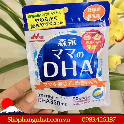 Viên uống lợi sữa DHA Morinaga dành cho bà bầu 90 viên