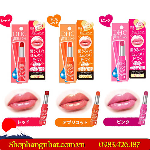 Son dưỡng môi DHC Color Lip Cream đẹp tự nhiên