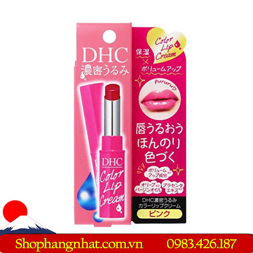Son dưỡng môi DHC Color Lip Cream Nhật Bản đẹp tự nhiên