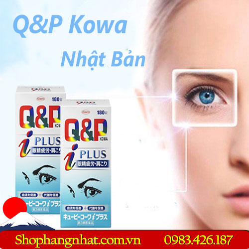 Thuốc bổ mắt q&p kowa plus điều chế dựa trên quy trình hiện đại