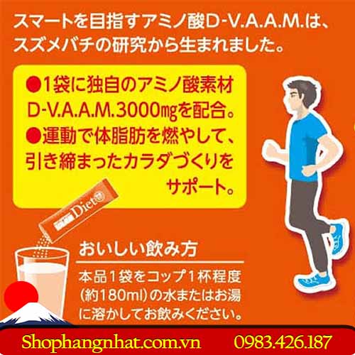 Sữa giảm cân cho người tập gym Diet VAAM