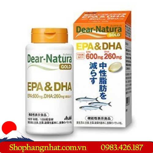 Thuốc bổ não Dear Natura DHA 500mg của Nhật Bản