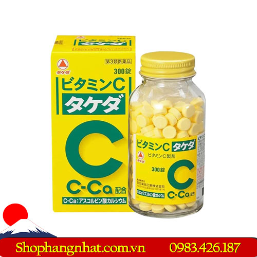 Viên uống vitamin C 2000mg Takeda 300 viên Nhật Bản