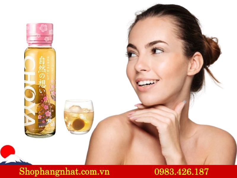 rượu mơ ngâm tốt cho da